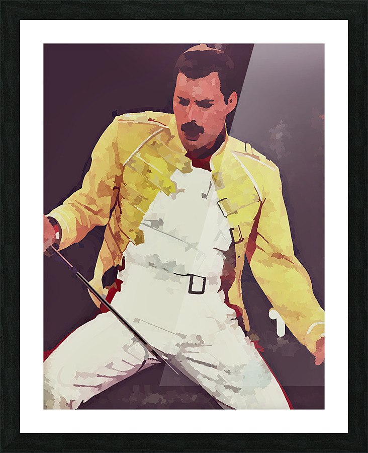 Freddie Mercury Picture Frame print