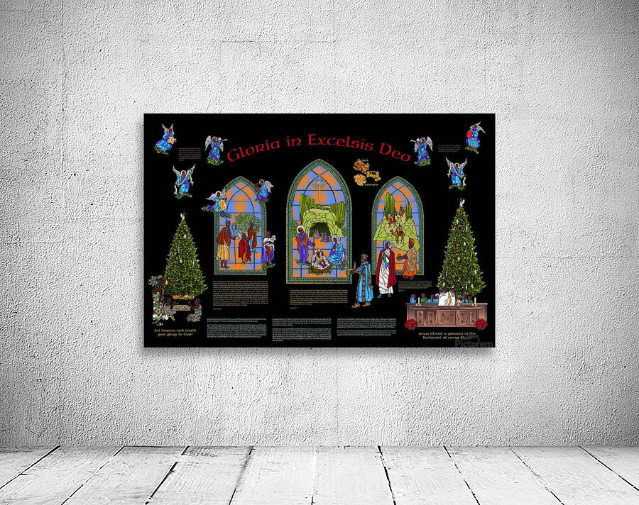 African Christmas Wall Preview