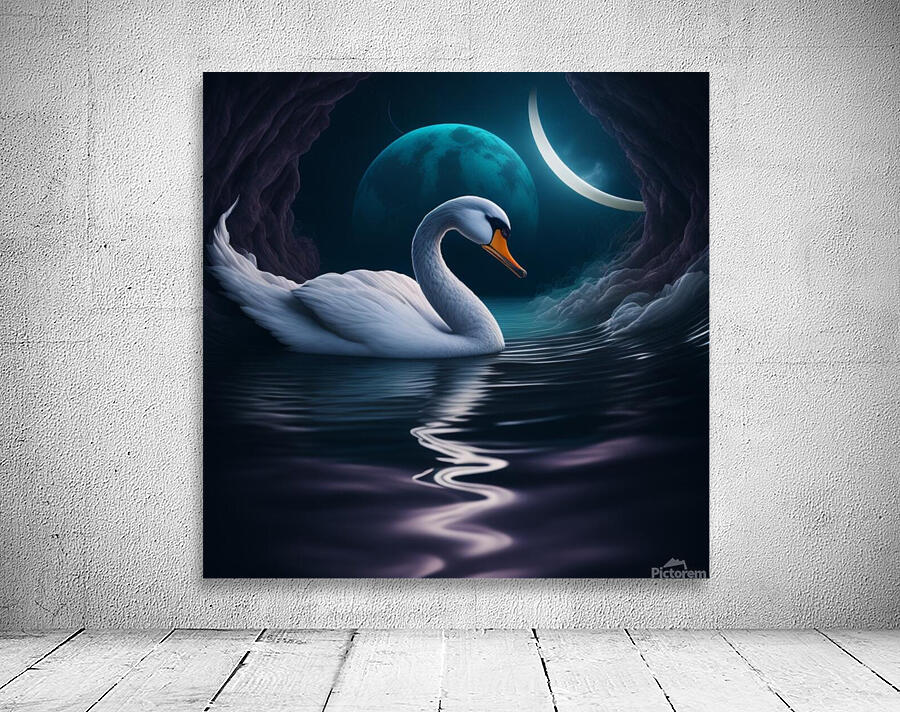 Midnight Swan Wall Preview