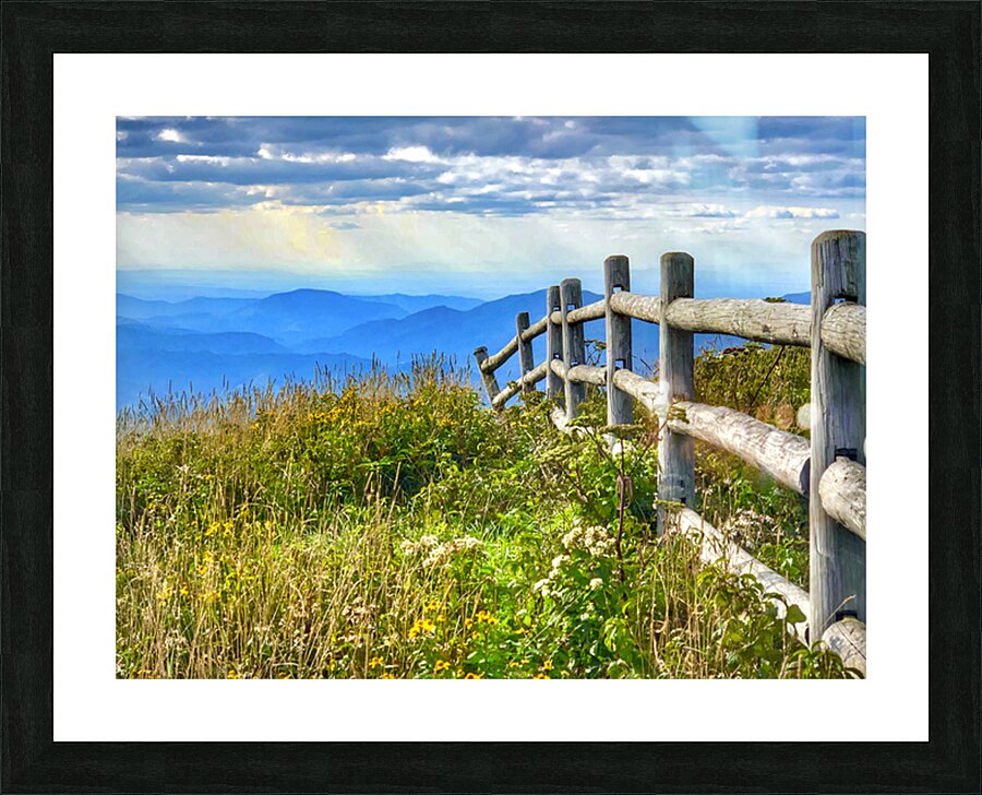 Wandering The Blue Ridge Picture Frame print