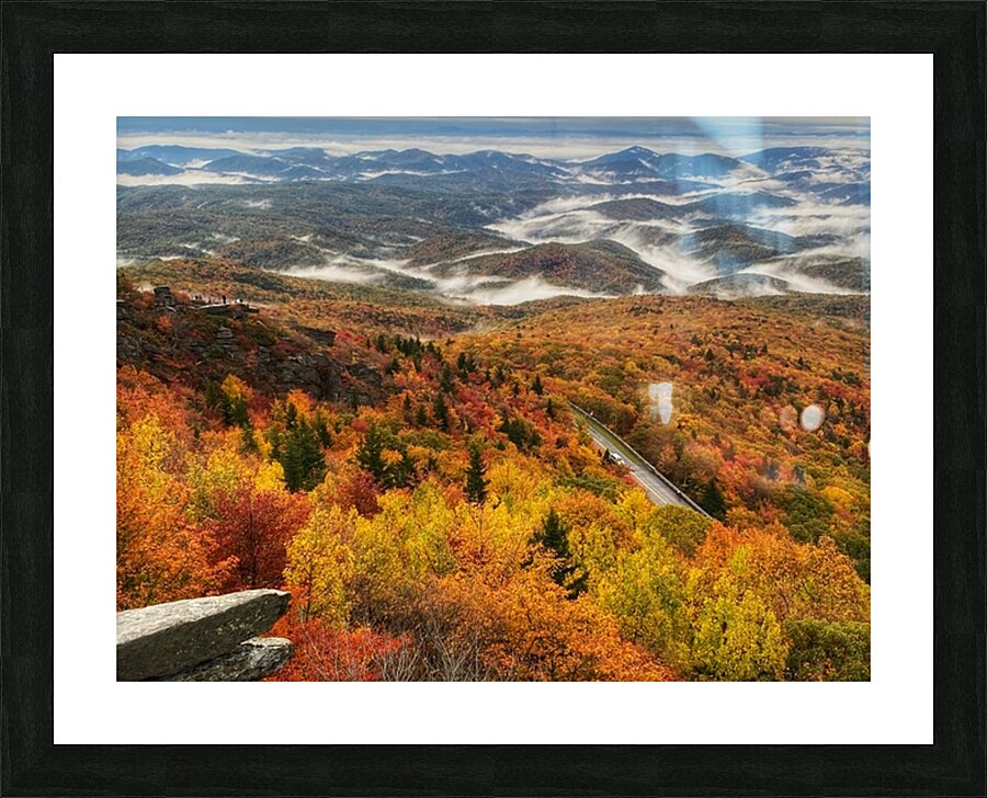 Fall Colors on The Blue Ridge Parkway Picture Frame print