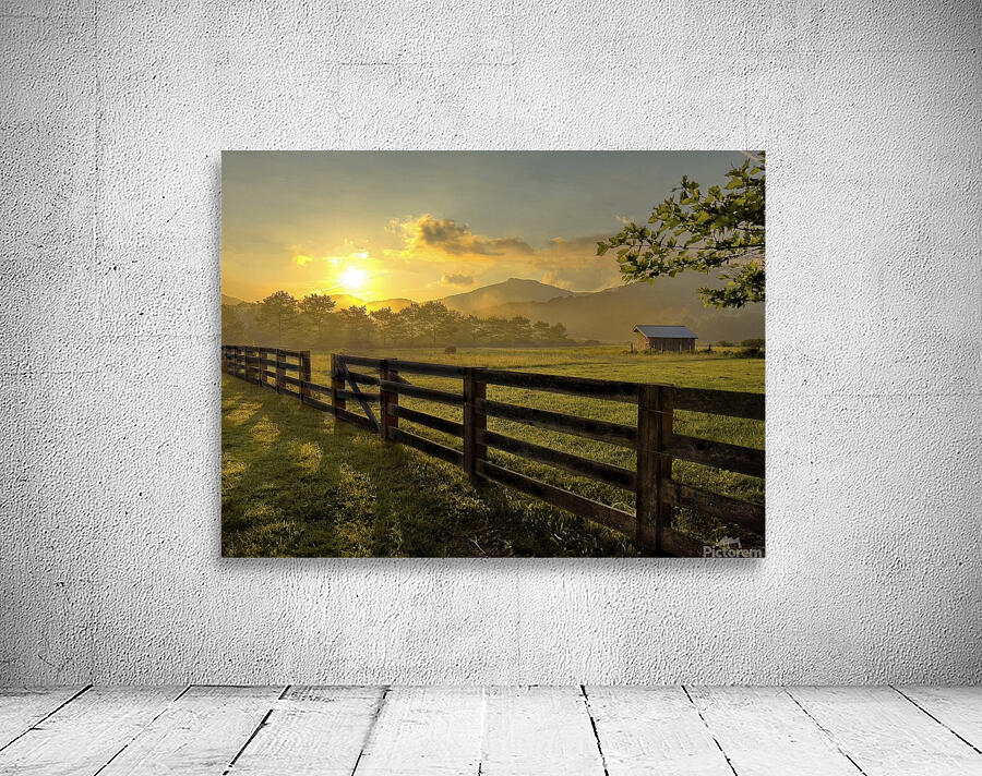 Sunrise Over The Farm Wall Preview
