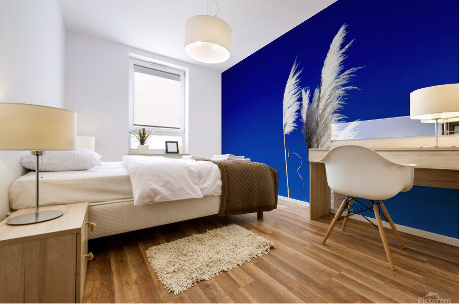 Blue Mural print