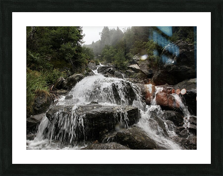 Waterfalls Picture Frame print