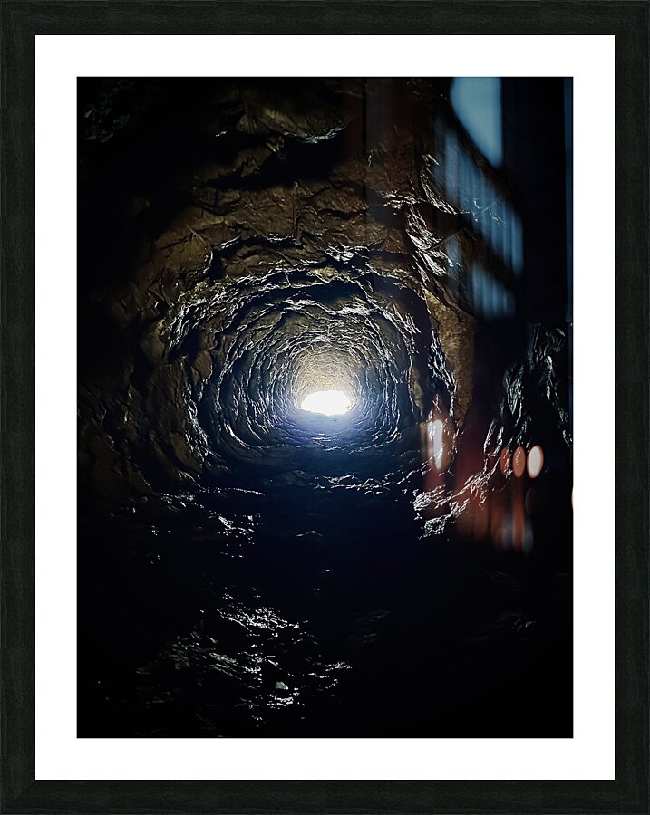 Tunnel view Picture Frame print
