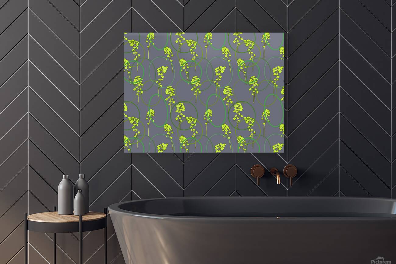 grey and green pattern Reproduction