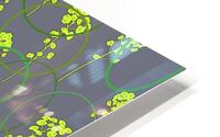 grey and green pattern HD Metal print