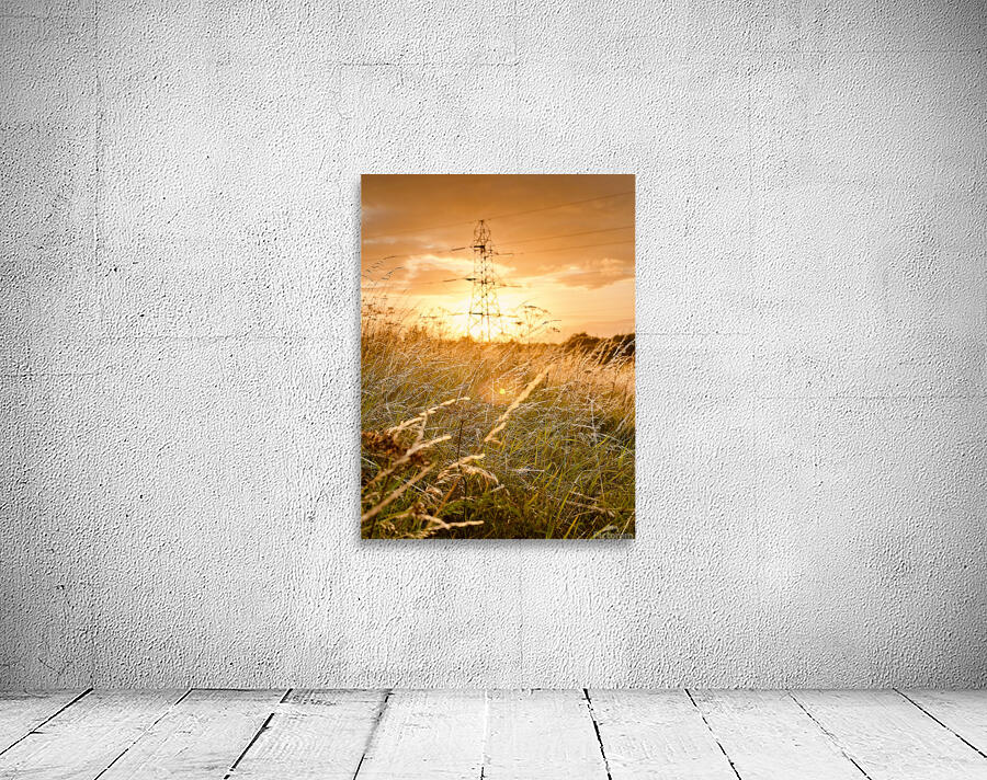 pylon at sunset Wall Preview