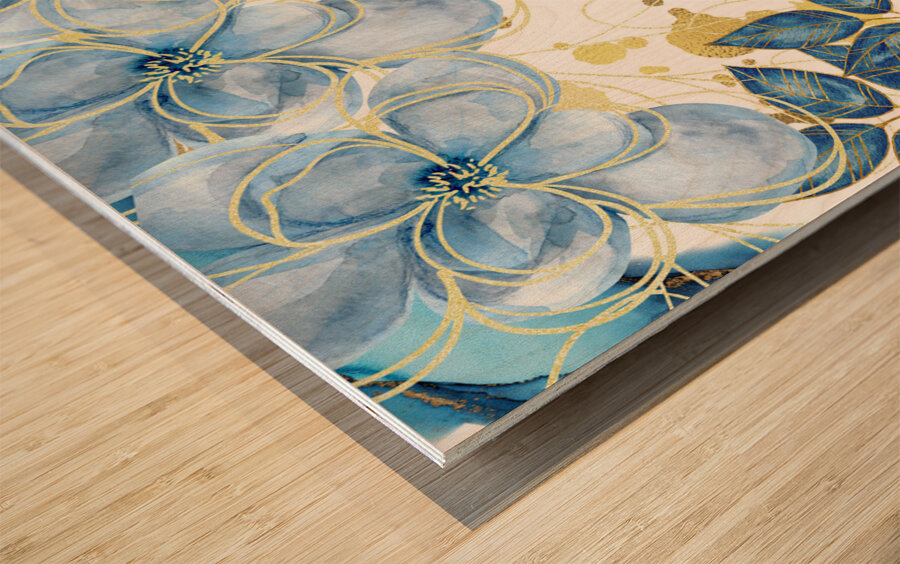 PDarden Modern Country Bloom -Original Wood print