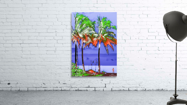Electric Palm Wall Preview