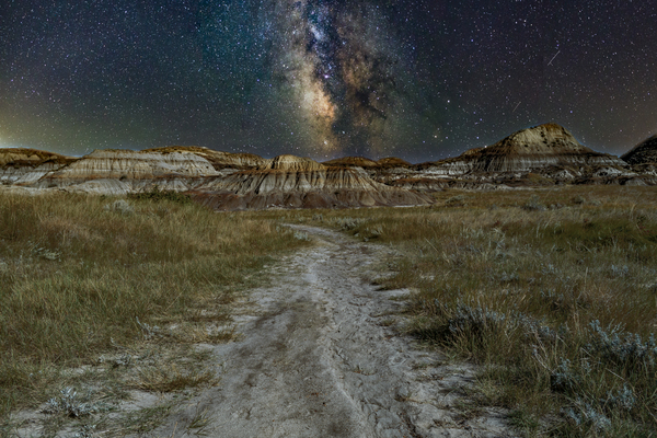 horseshoe canyon night milkyway Téléchargement Numérique