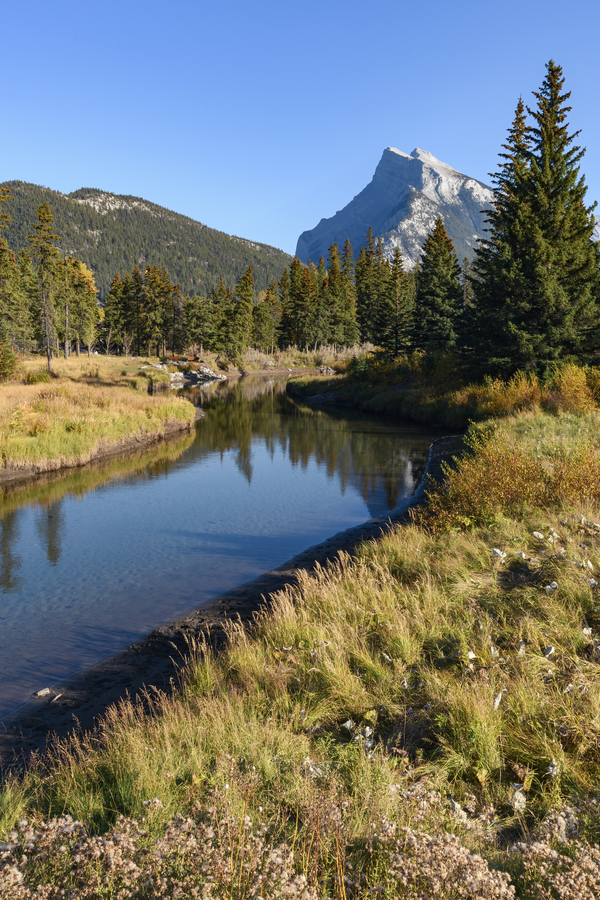 Banff Bow River mountains 2-5 Téléchargement Numérique