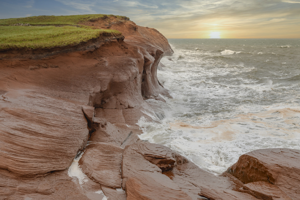 Isle de la Madeleine cliffs 2 Digital Download
