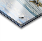 Cuban beach shipwreck Impression Acrylique