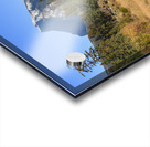 Banff Bow river banks mountains 2-8 Acrylic print