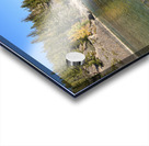 Banff Bow River shore and mountains Acrylic print