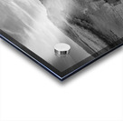 Iles De La Madeleine cliffs black and white Acrylic print