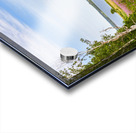 Prince Edward Island field view with ocean Acrylic print