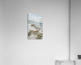 Cuban beach shipwreck Impression acrylique