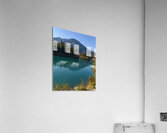 Banff Bow River mountains 2 Acrylic Print