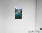 Banff Bow River mountains 2-3 Acrylic Print