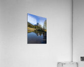 Bow river with mountains 2-7 Acrylic Print