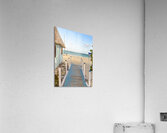 Cuban Beach Arrival path Impression acrylique