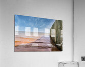 Basin headbeach dock ocean view Acrylic Print