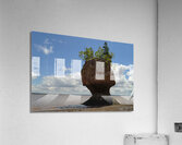 hopewell rock head silhouette-2 Acrylic Print