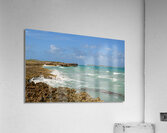 Cuban coral shore ocean view Acrylic Print