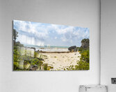 Tulum beach ocean view Acrylic Print