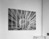 tropical plant centre-bw Acrylic Print