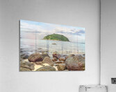 Ya-nui rock beach island 2 Acrylic Print