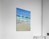 Awesome Cuban aqua beach water 2 Impression acrylique