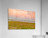 Isle De Madeleine moonrise at sunset Acrylic Print