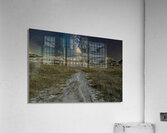 horseshoe canyon night milkyway Impression acrylique