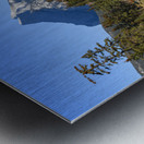 Banff Bow river banks mountains 2-8 Metal print