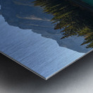 Banff Bow River mountains 2 Metal print