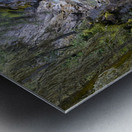 Johnston Canyon river Metal print