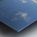 hopewell rock head silhouette-2 Metal print