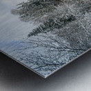 Montague river winter landscape Metal print