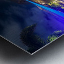 Resort pools at night Impression metal