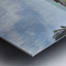 Tulum beach ocean view Metal print