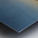 Lifeguard chair with early morning PEI beach sunrise. Metal print