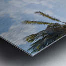 Tulum beach ocean view 2 Impression metal