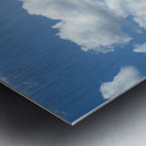 Cloudy basin head rocks 2 Metal print