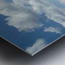 Cloudy basin head rocks Metal print