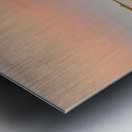 Isle De Madeleine moonrise at sunset Metal print