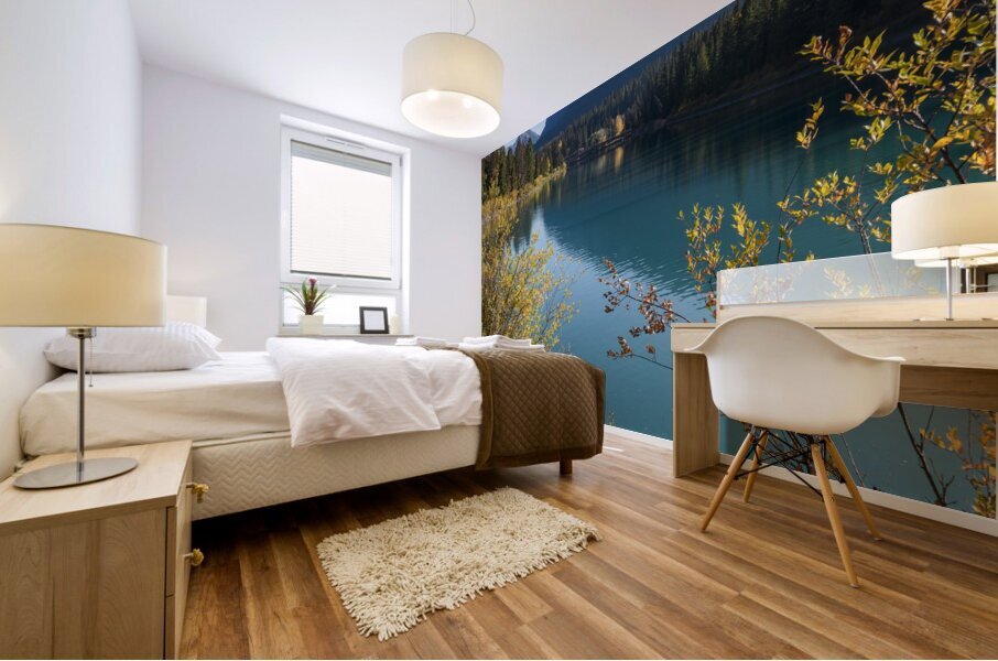 Bow River Banff mountains 2-4 Impression murale