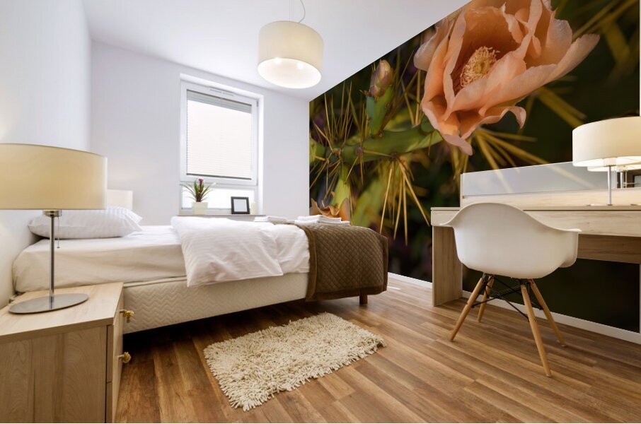 Cuban cactus flower bloom Mural print